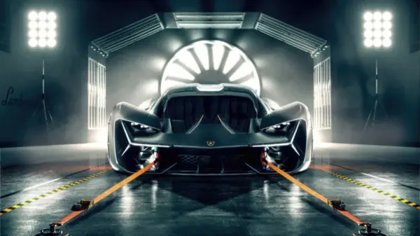 兰博基尼 terzo millennio 灯光 概念跑车 12k跑车壁纸 - macGF