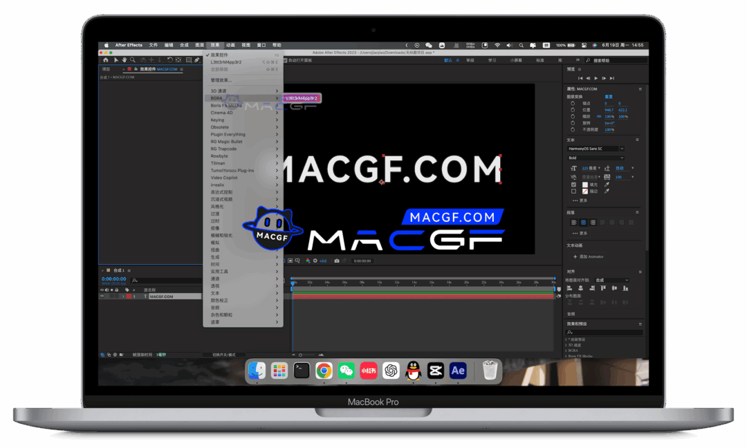 图片[2] - 「💥AE插件&ASCII文本乱码艺术视频映射特效插件」L3tt3rM4pp3r2 v2.0 中文版 - macGF