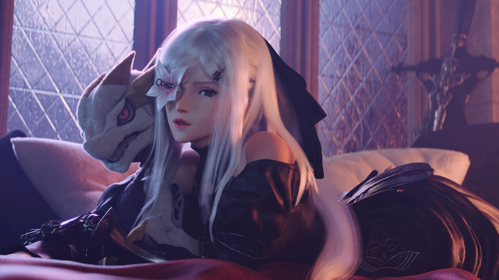 龙背上的骑兵3 Zero 3D 女孩 12k游戏壁纸 MACGF.COM