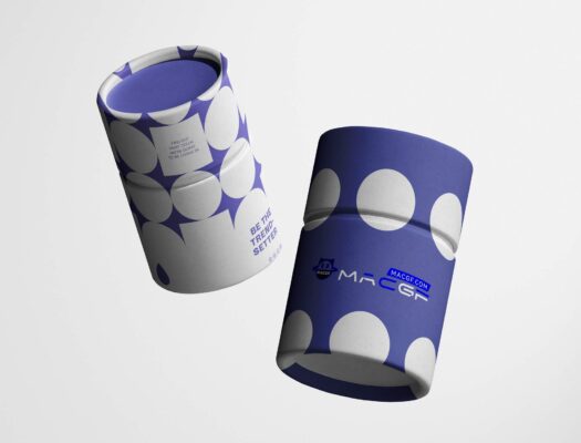 「样机素材」蓝色系纸杯样机（PSD） - macGF