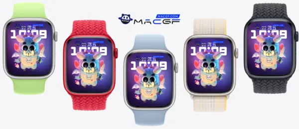 羊角 小怪兽 Apple Watch 原生景深人像表盘 - macGF