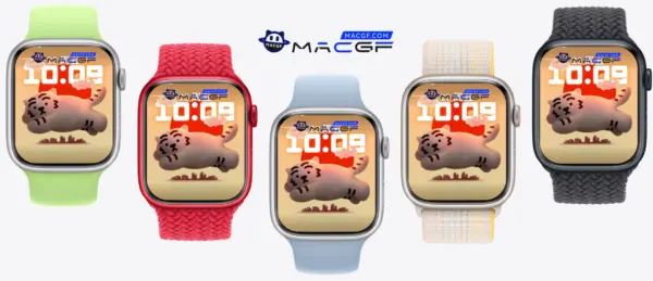 MUZIK TIGER 云 小老虎 红日 Apple Watch 原生景深人像表盘 - macGF