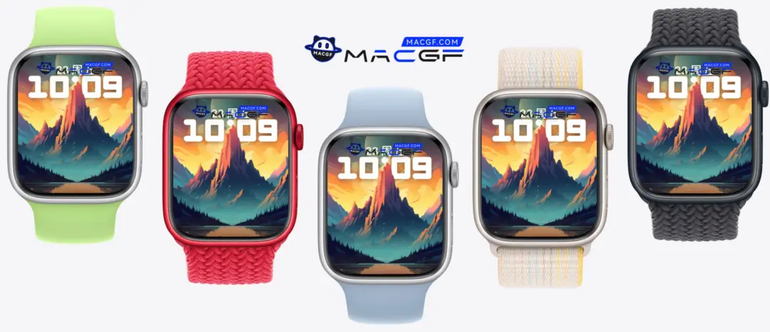 雄山 拔地而起 Apple Watch 原生景深表盘