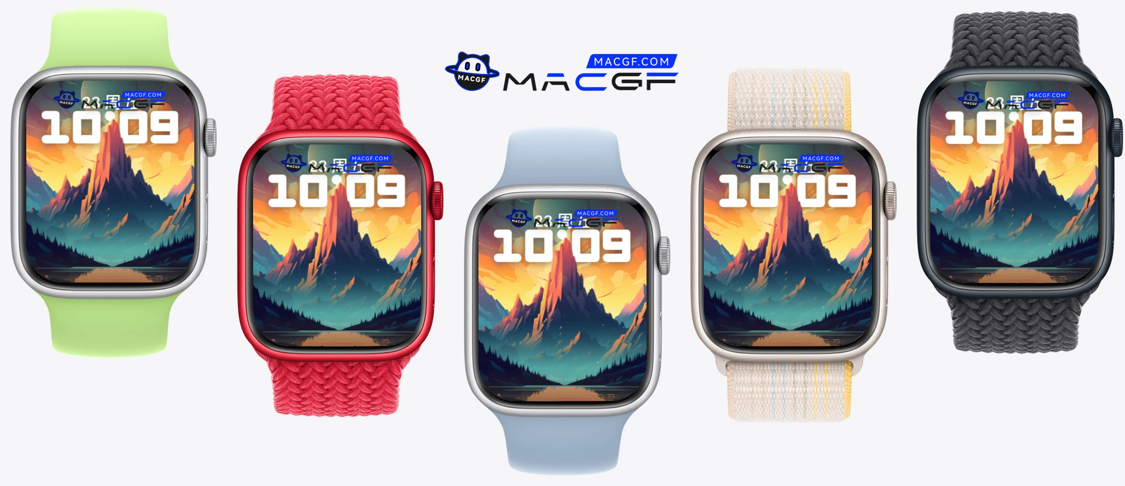 雄山 拔地而起 Apple Watch 原生景深表盘 - macGF