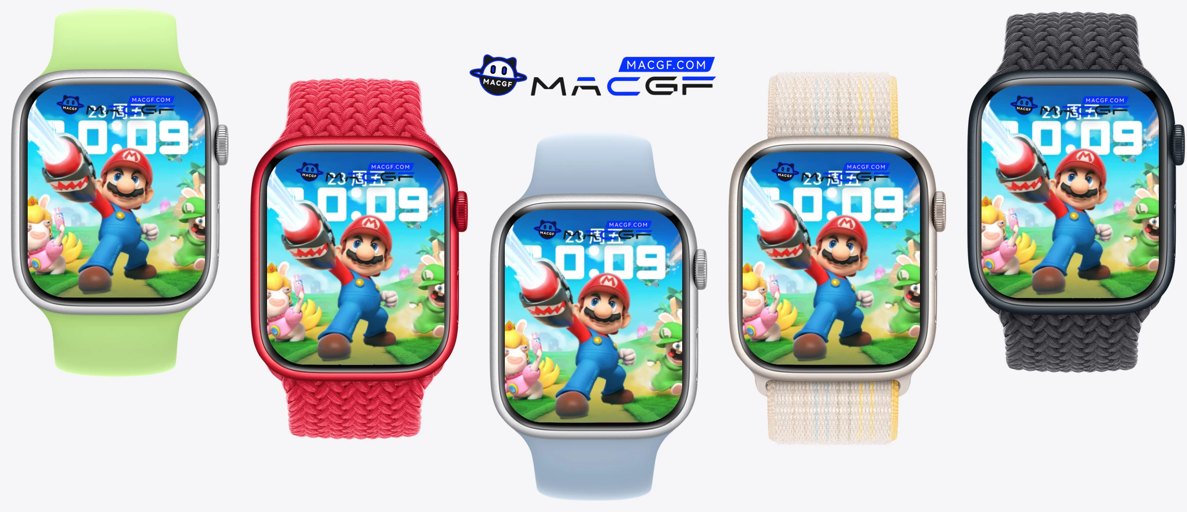 马里奥 超级冲击炮 打怪兽 Apple Watch 精美原生表盘 - macGF