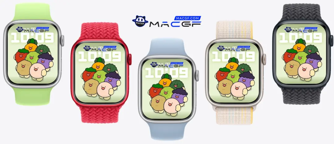 西红柿 白菜 土豆 菜心 圆圆头 Apple Watch 景深人像表盘