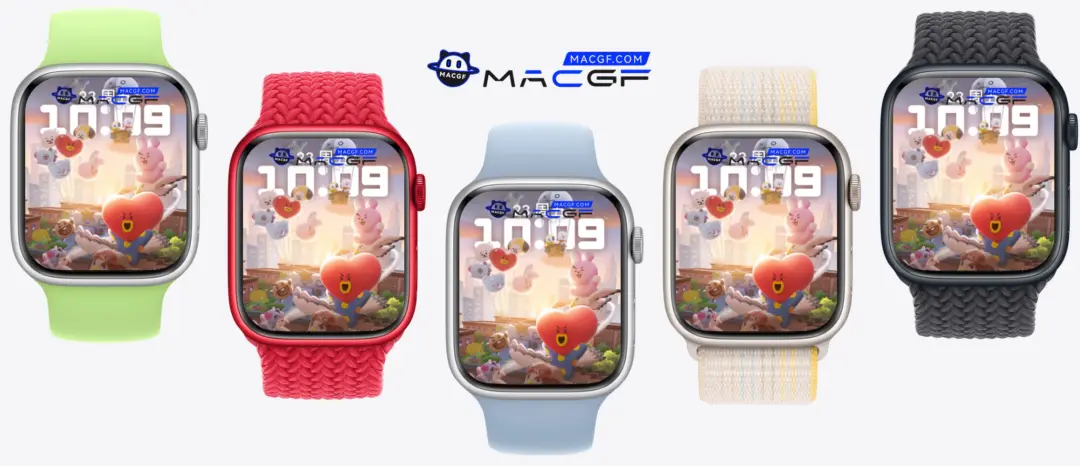 bt21 城市 乘坐热气球 大鹰 Apple Watch 景深人像表盘