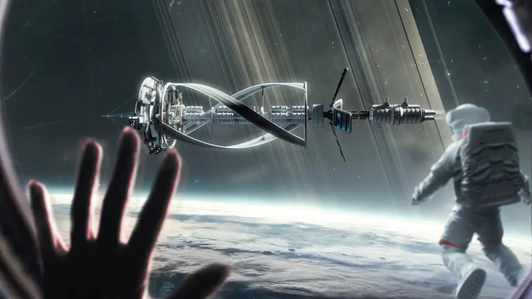 宇宙 星球 宇航员 手 12k风景壁纸 MACGF.COM