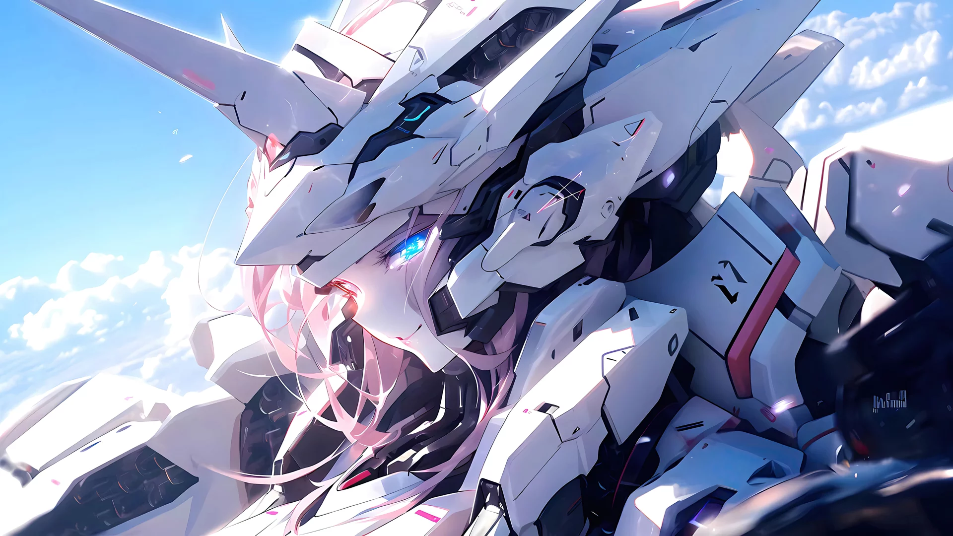 机甲 酷炫 少女 Ai绘画 12k动漫壁纸 MACGF.COM