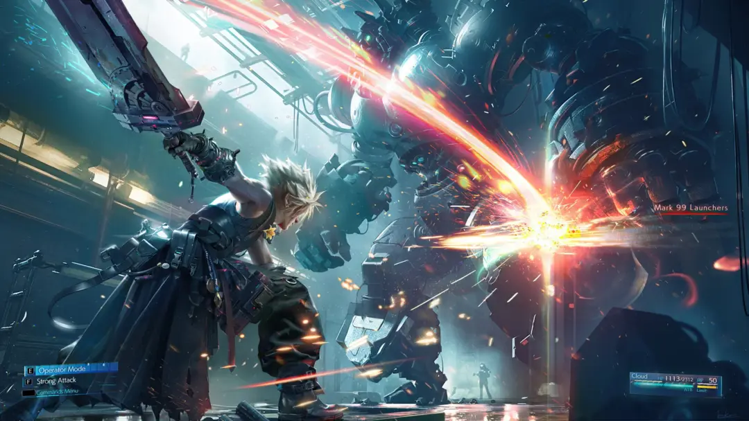 最终幻想7 克劳德 12k游戏壁纸 MACGF.COM