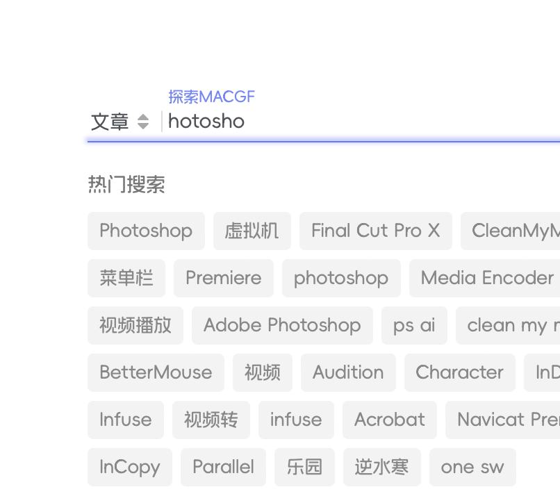 网站中搜索框英文输入法按p没反应,切换为中文输入法才能输入p - macGF