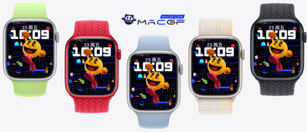 经典小游戏 吃豆人 苹果 Apple Watch 景深人像表盘 - macGF