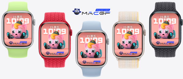 宝可梦精灵 3D 胖丁 苹果 Apple Watch 景深人像表盘 - macGF