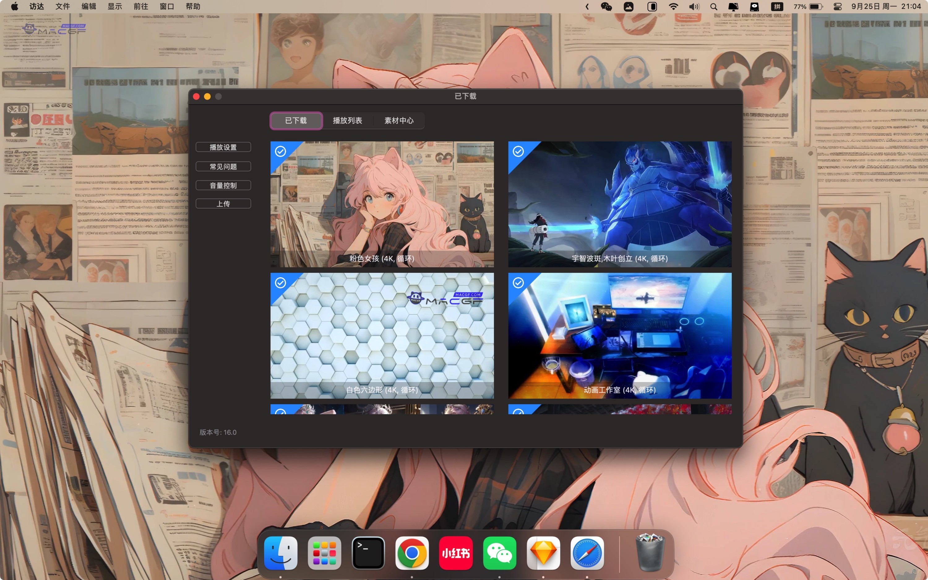 图片[4] - 「超清4K桌面动态壁纸软件」Dynamic Wallpaper v16.0 激活版 - macGF