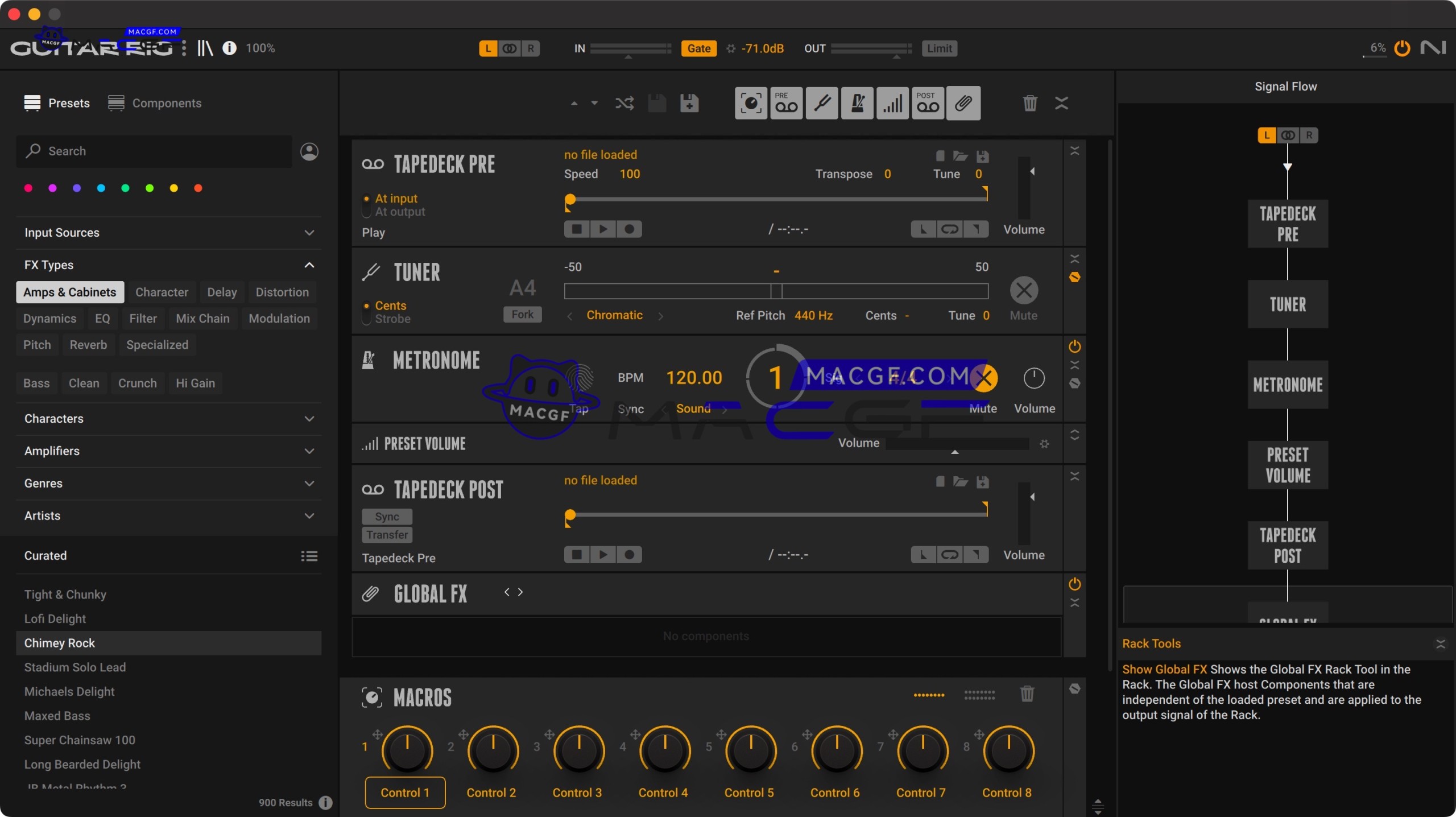 图片[2] - 「吉他&贝司放大效果器」Native Instruments Guitar Rig 7 Pro v7.0.1 激活版 - macGF