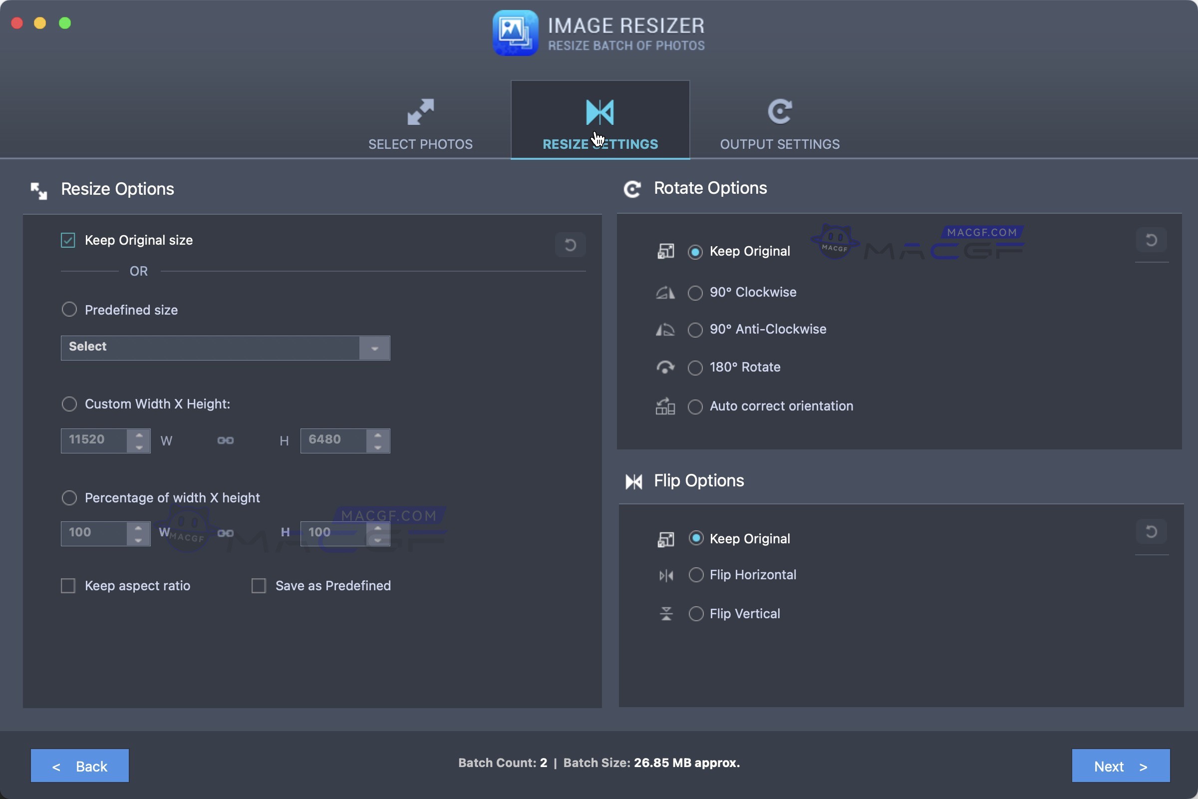 图片[2] - 「图像尺寸批量处理工具」Image Resizer v2.5 激活版 - macGF