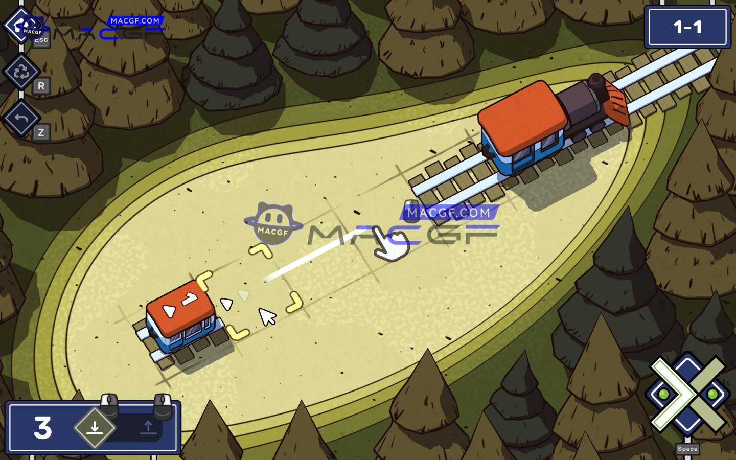 图片[1] - 「轨道连结&解谜游戏」Railbound v3.01 中文原生版 - macGF