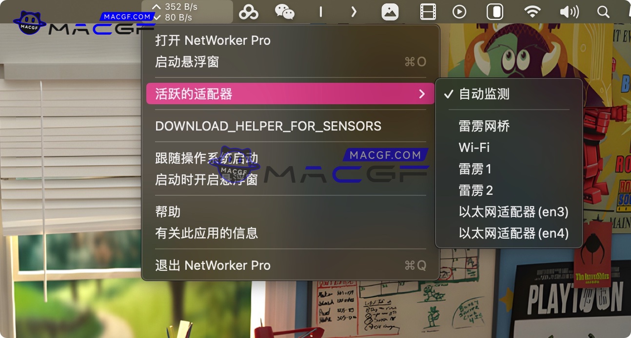 图片[2] - 「🛜网络流量监控软件」NetWorker Pro v8.7.1 中文版 - macGF