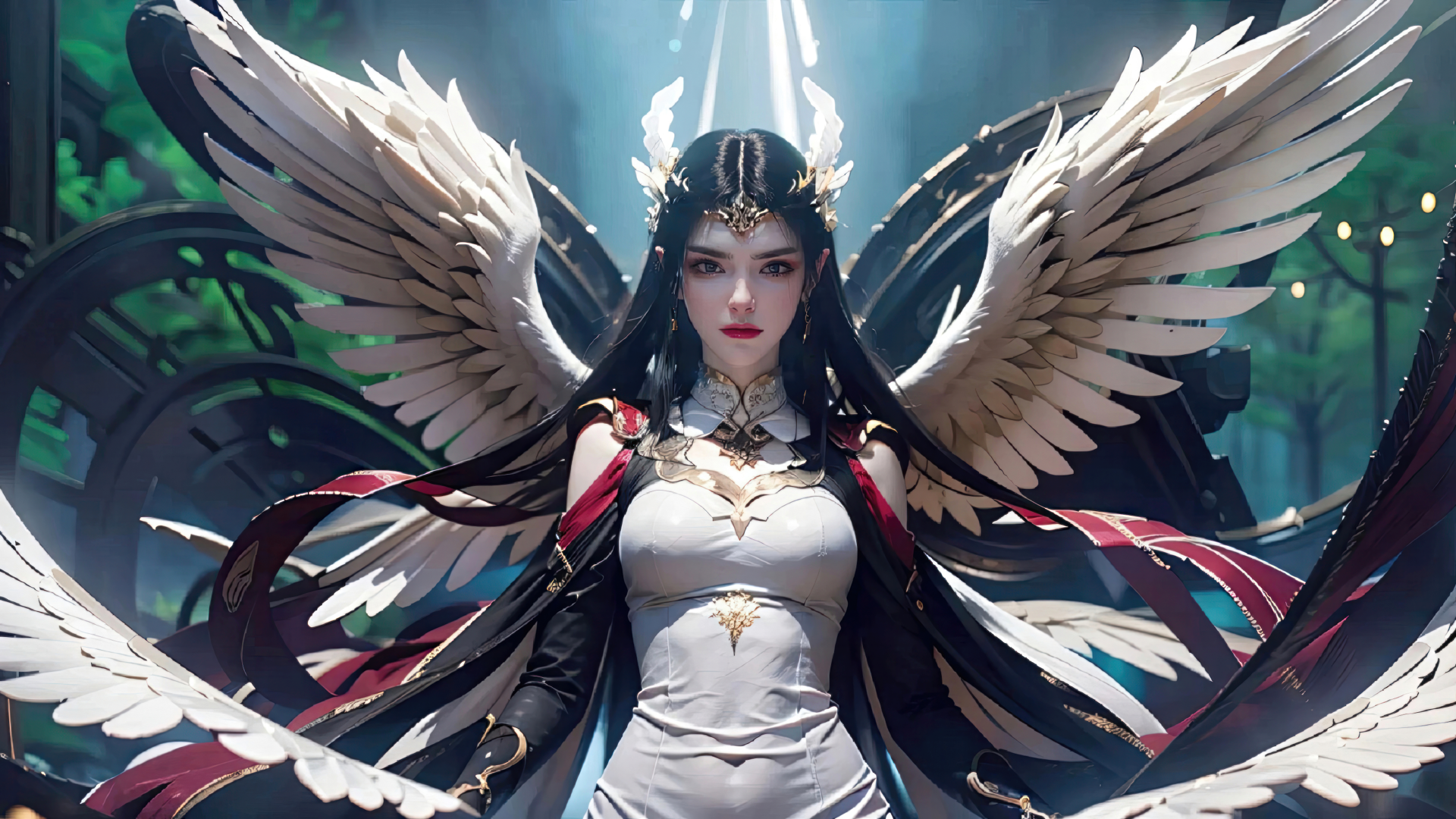 斗破苍穹 美杜莎 翅膀 12k游戏动漫壁纸 MACGF.COM