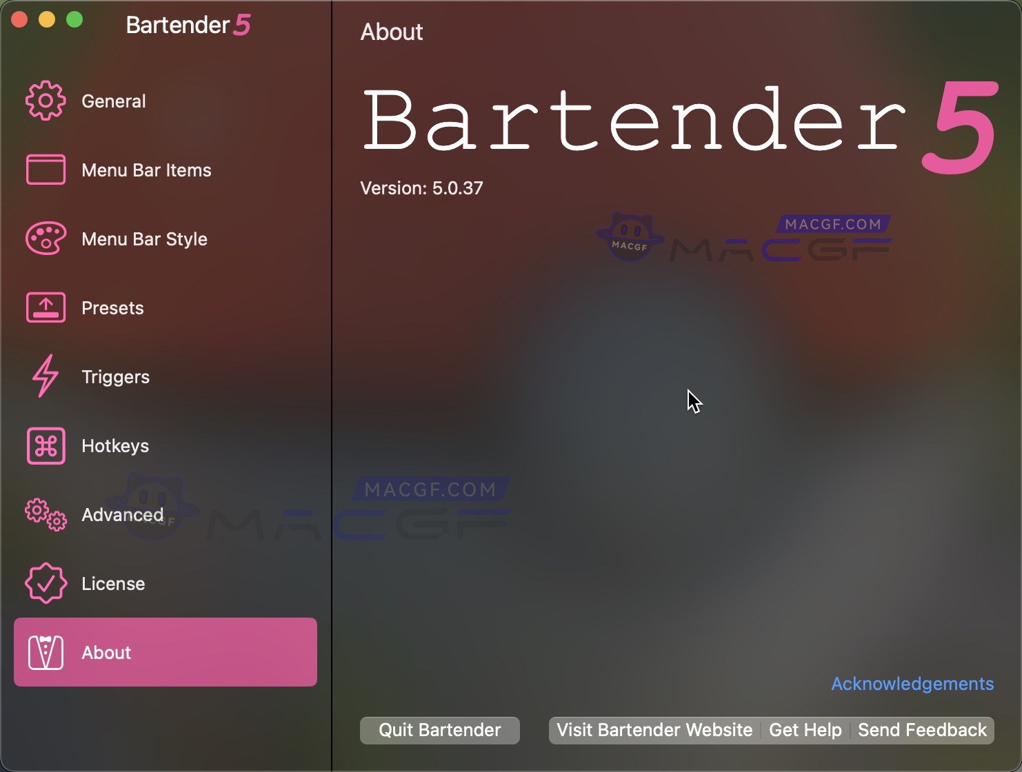 图片[4] - 「菜单栏图标管理神器」Bartender 5 v5.0.37 激活版 - macGF