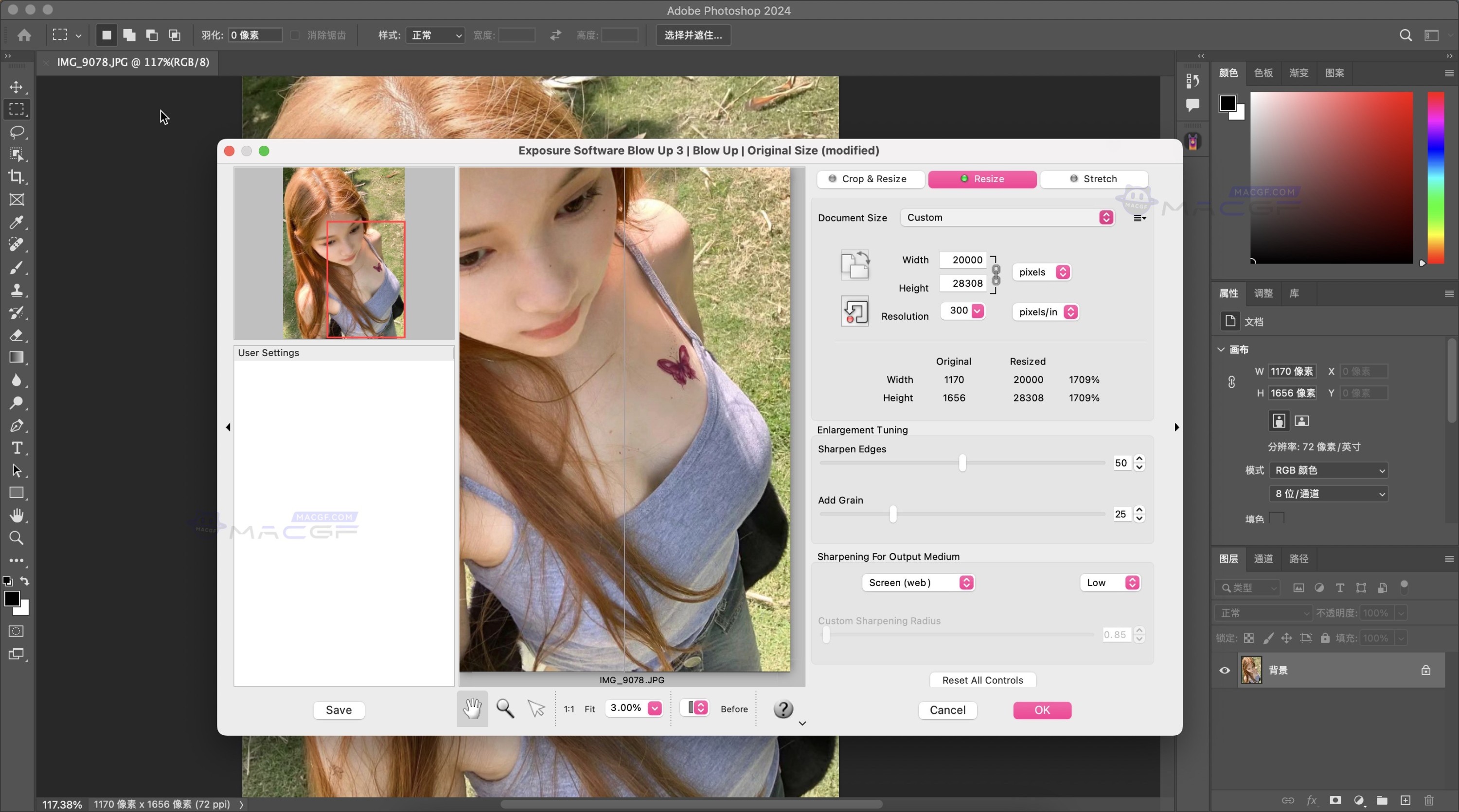 「Ps最强图像无损放大插件」Alien Skin Blow Up 3 v3.1.6.0 英文激活版