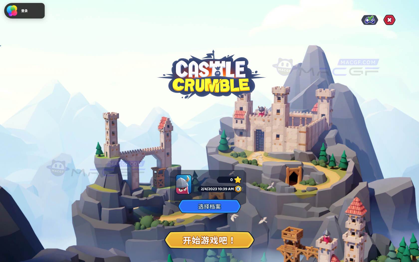 图片[1] - 「🏯粉碎城堡｜踏上冒险，征服各大王国」Castle Crumble v1.5.0 中文原生版 - macGF