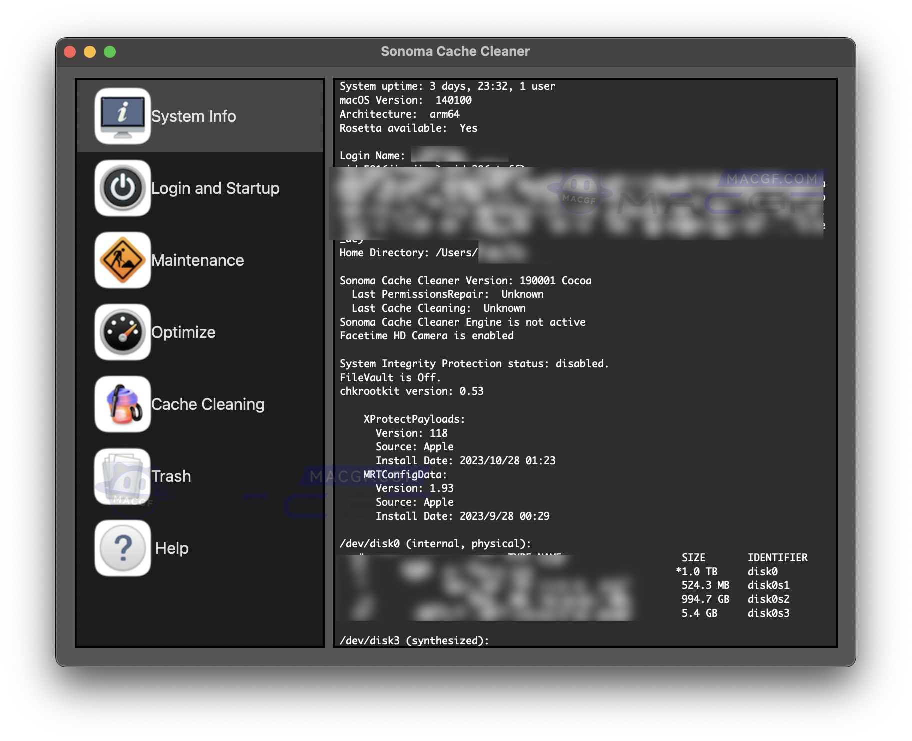图片[1] - 「系统清理优化工具」Sonoma Cache Cleaner v19.0.1 注册激活版 - macGF