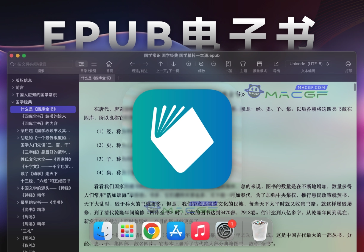 「📖全能EPUB电子书阅读专家」OmniReader Pro v2.9.5 中文版 - macGF