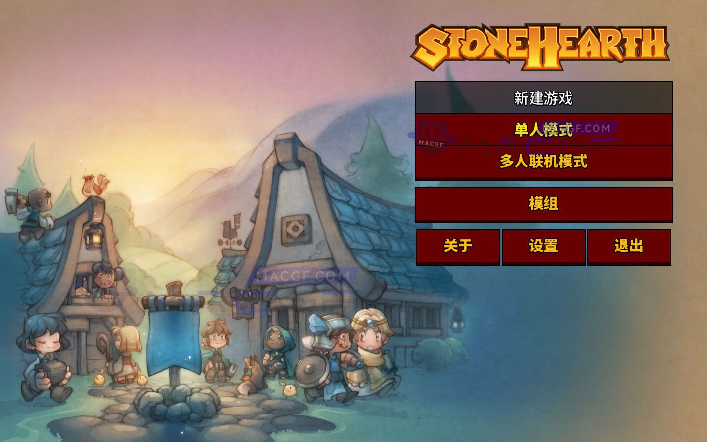 图片[1] - 「石炉」Stonehearth v1.1 r949 中文原生版 - macGF