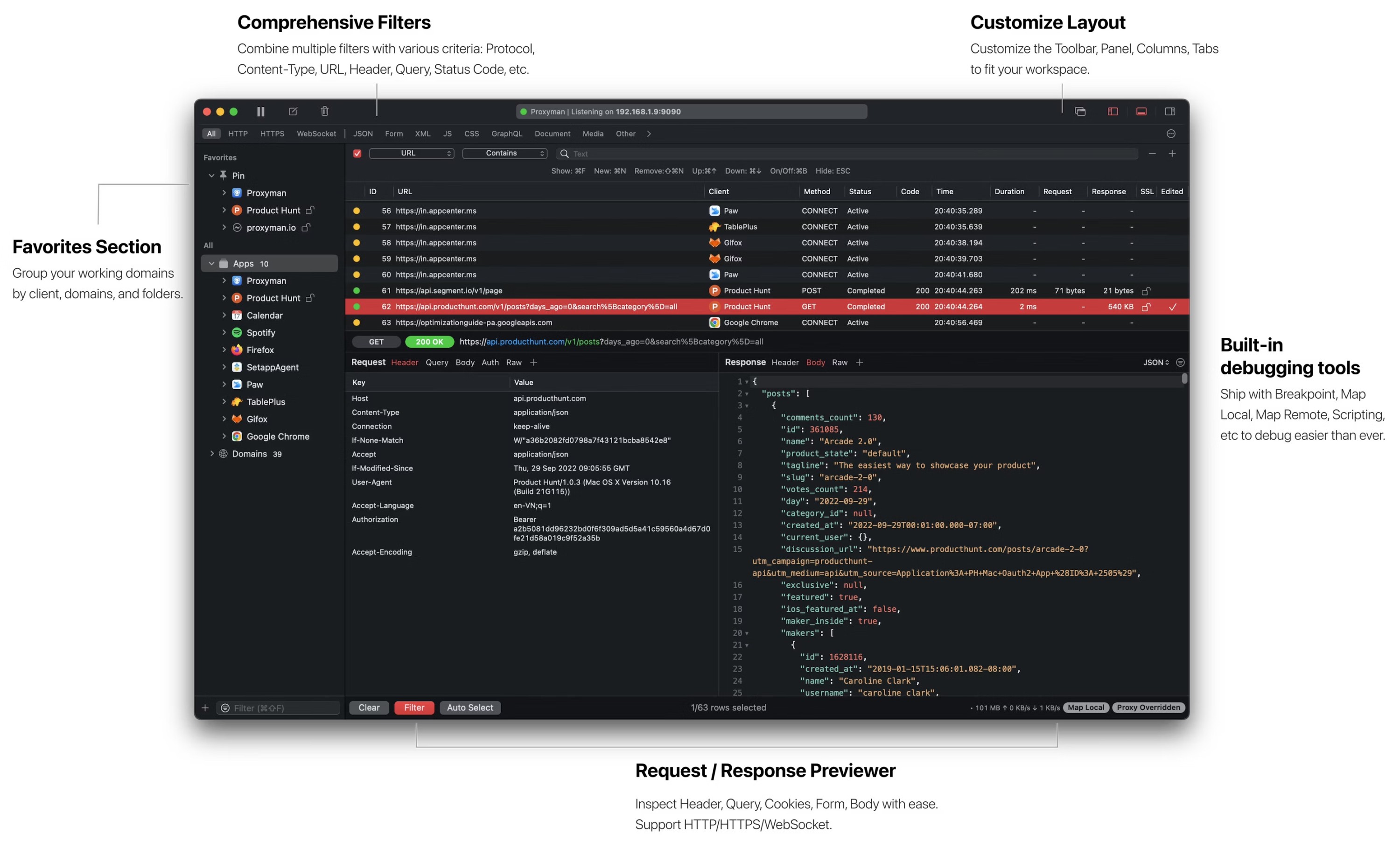 图片[1] - 「🔍🛜MacOS原生最强高性能网络抓包神器」Proxyman Premium v4.12.0 激活版 - macGF