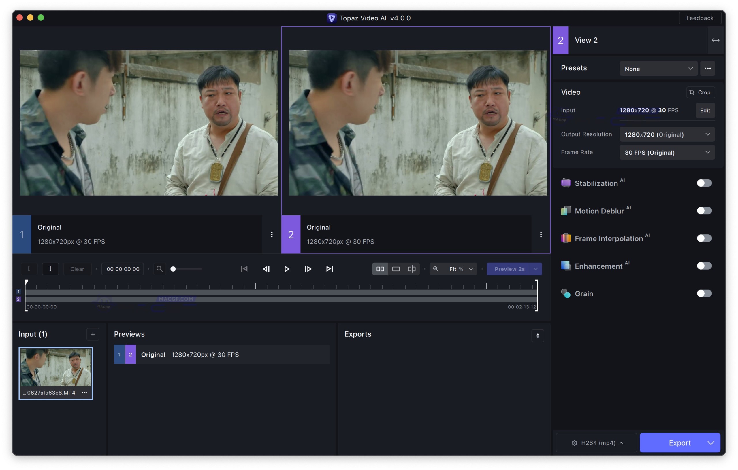 图片[2] - 「Ai智能视频增强模型软件」Topaz Video AI v4.0.0 英文激活版 - macGF