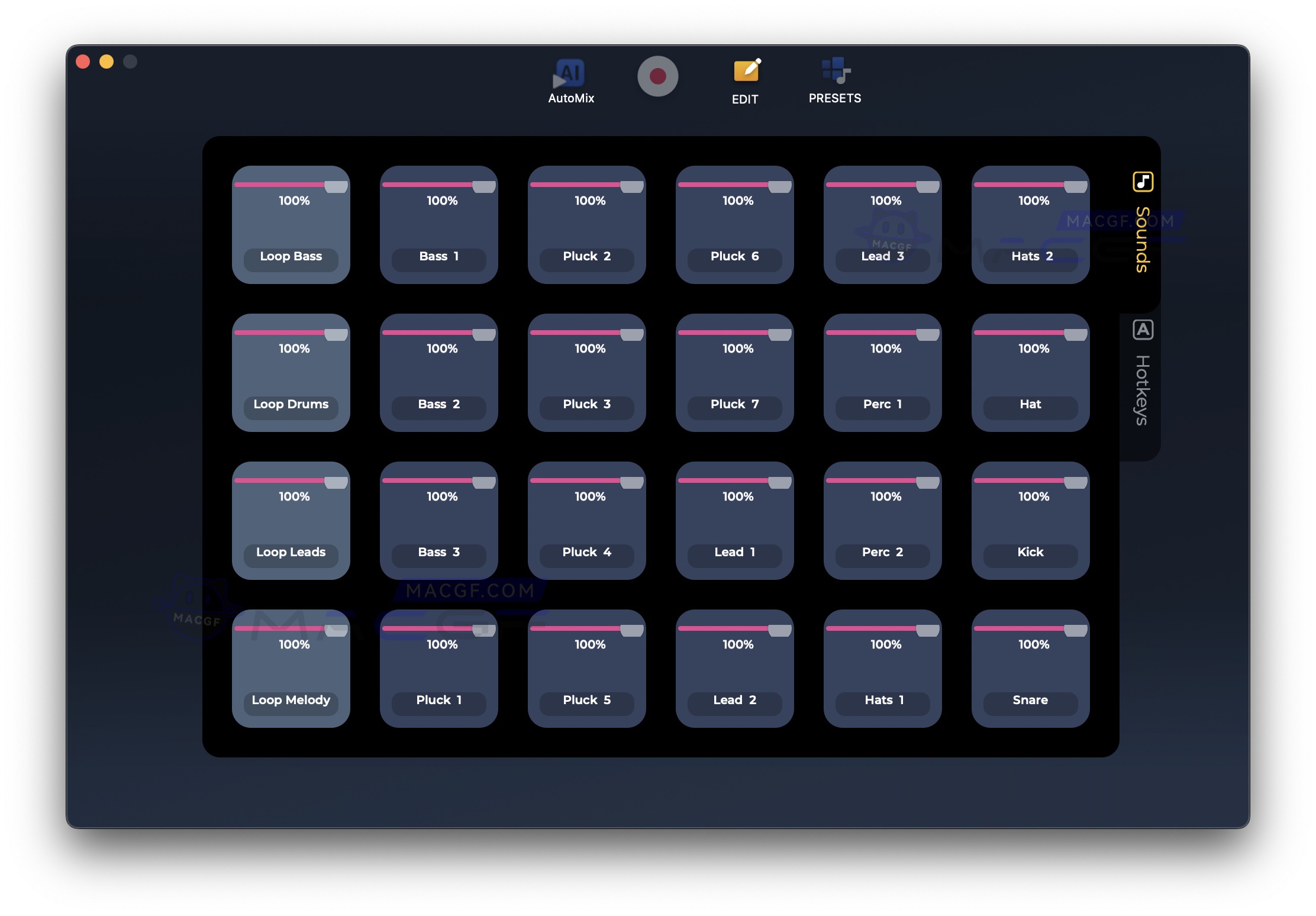 「DJ创作节拍效果采样器」Loop Mash Up v1.2.12 激活版 macGF