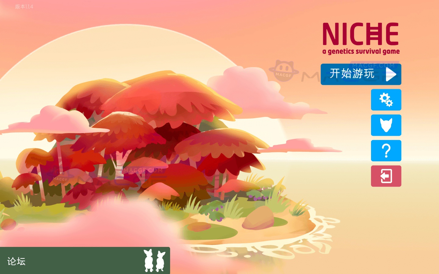 图片[1] - 「生态位：遗传学生存游戏」Niche – a genetics survival game v1.2.10 中文原生版 - macGF