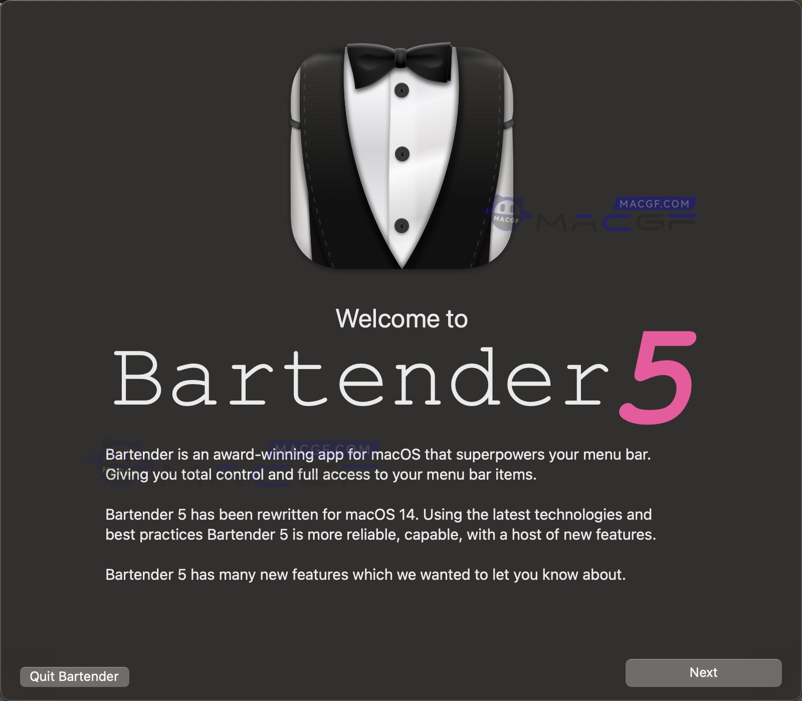 图片[2] - 「菜单栏图标管理神器」Bartender 5 v5.0.37 激活版 - macGF