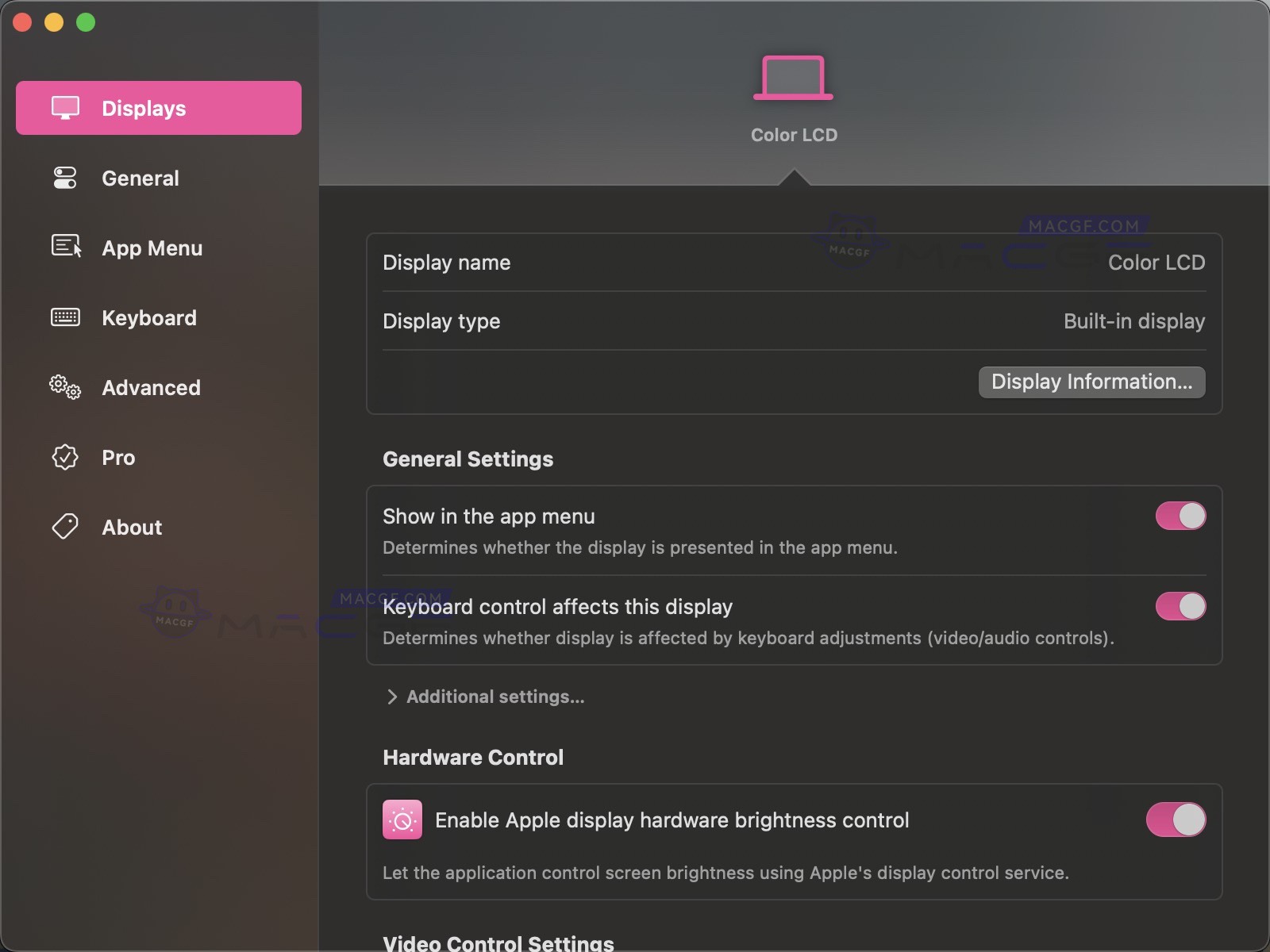 图片[3] - 「🚀💻显示器分辨率调整管理神器」BetterDisplay Pre v2.0.1 英文激活版 - macGF