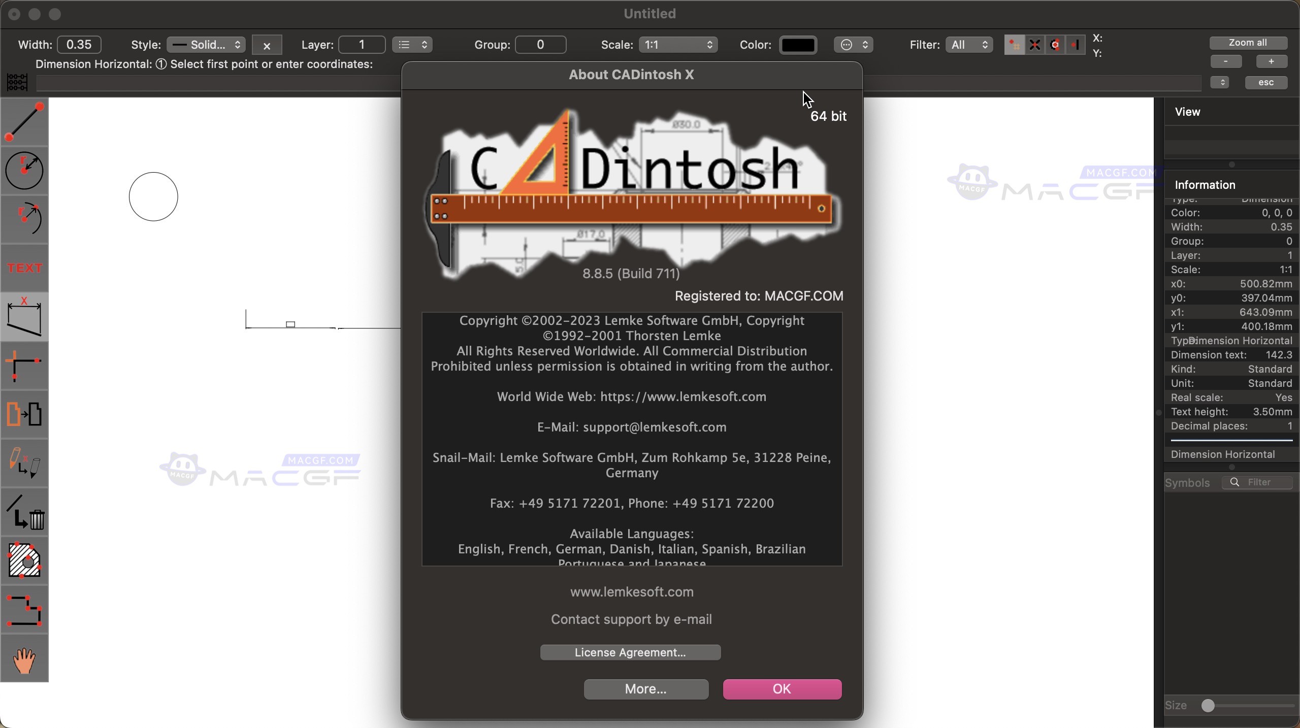 图片[1] - 「二维CAD制图｜绘制工程图纸」CADintosh X 8 v8.8.5 (711) 英文激活版 - macGF