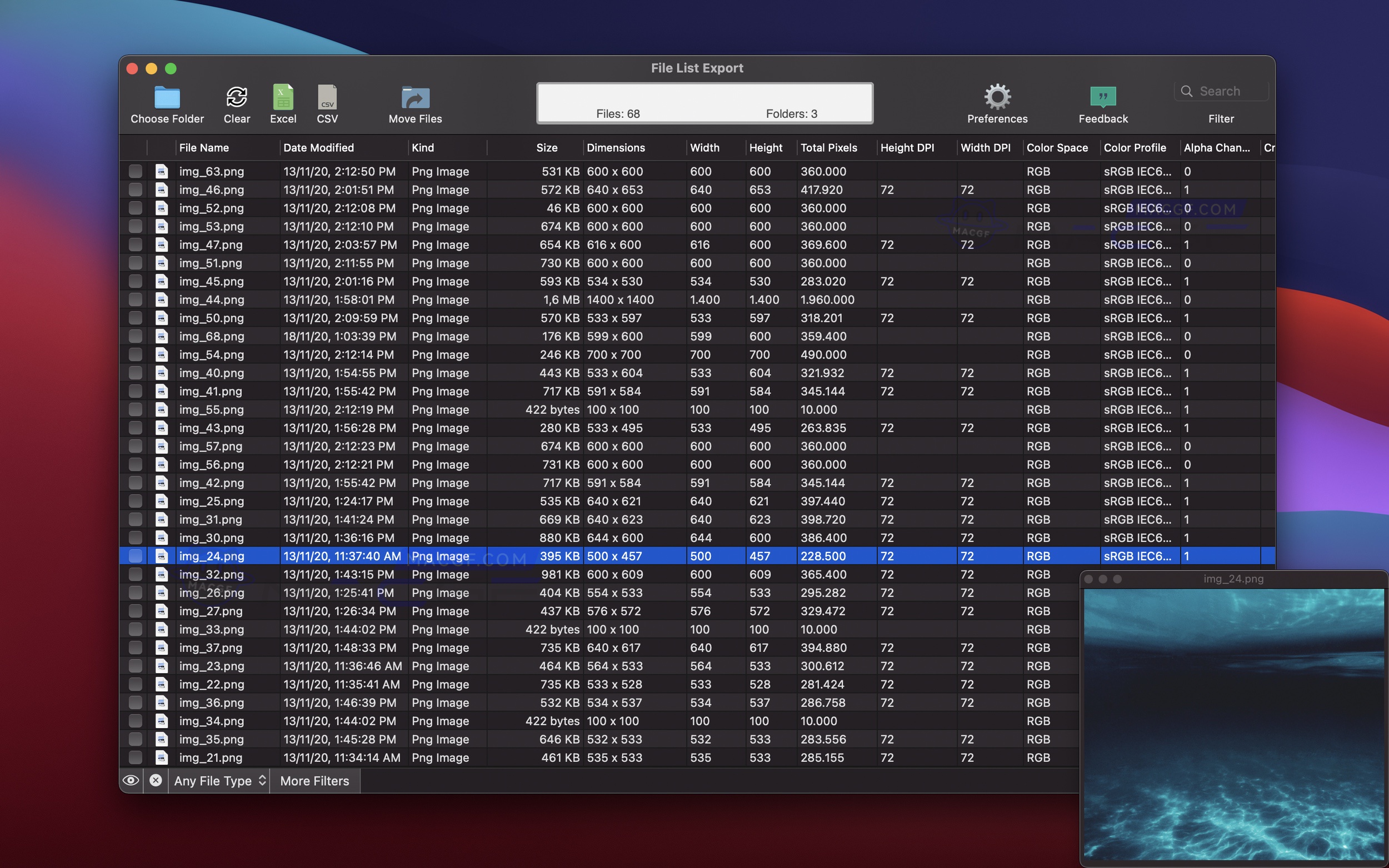 图片[2] - 「文件列表导出Excel」File List Export v2.8.8 激活版 - macGF