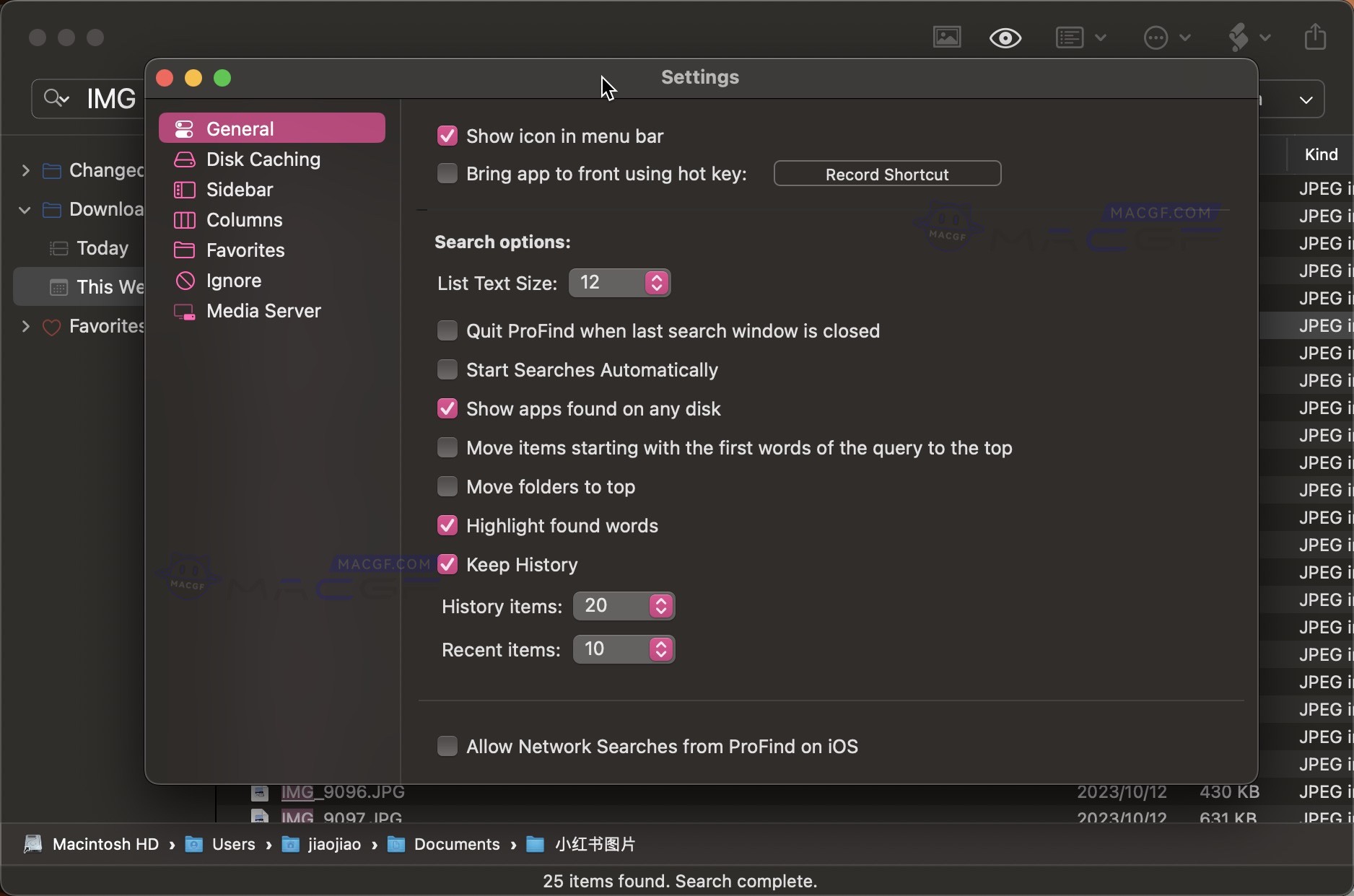 图片[3] - 「强大的访达文件搜索工具」ProFind v1.24 英文激活版 - macGF