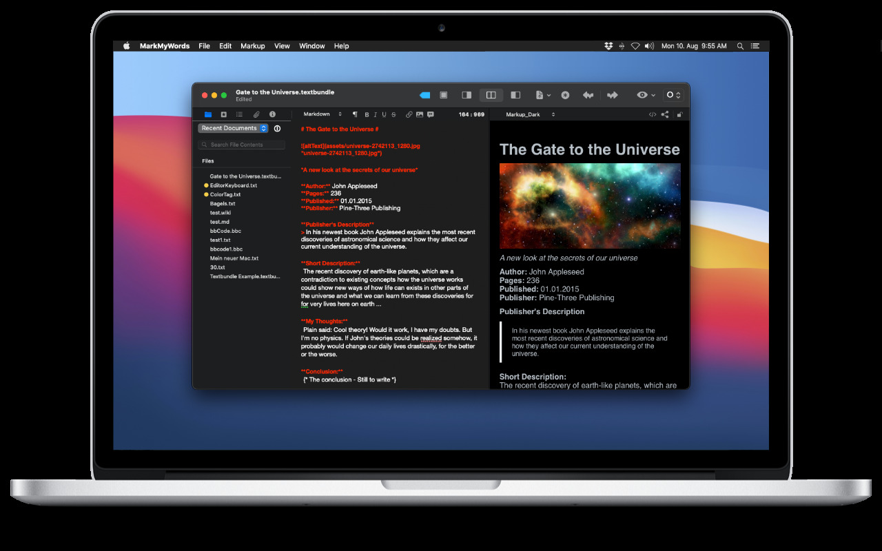 图片[1] - 「高级Markdown编辑器」MarkMyWords v2.8.1 激活版 - macGF