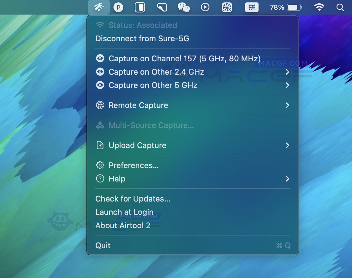 图片[1] - 「系统菜单栏网络工具」Airtool v2.5.3 激活版 - macGF