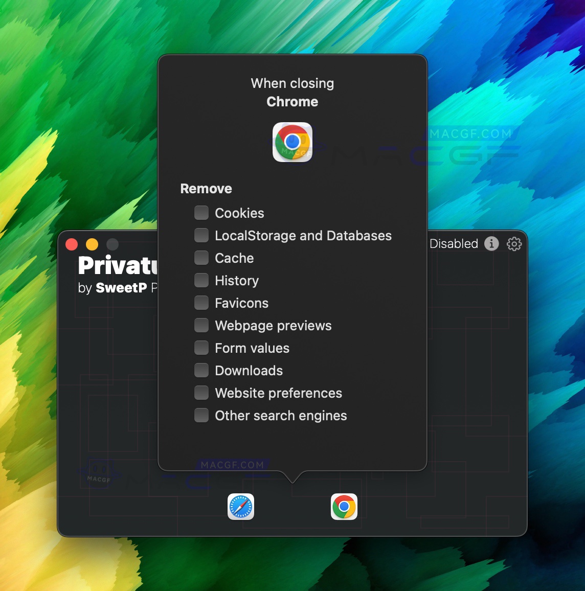 图片[1] - 「安全删除所有跟踪Cookies｜一键清理网页缓存」Privatus v7.0.1 激活版 - macGF