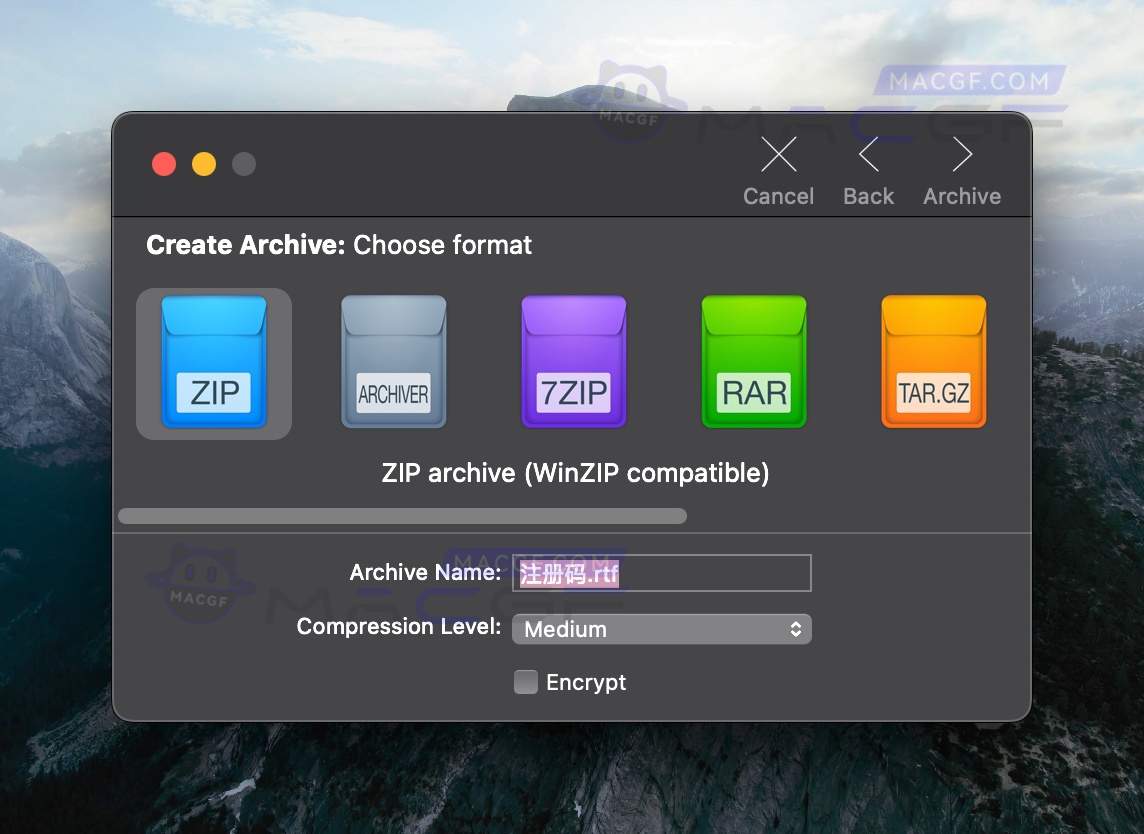 图片[2] - 「解压缩工具｜减少文件大小」Archiver 4 v4.0.0 注册激活版 - macGF