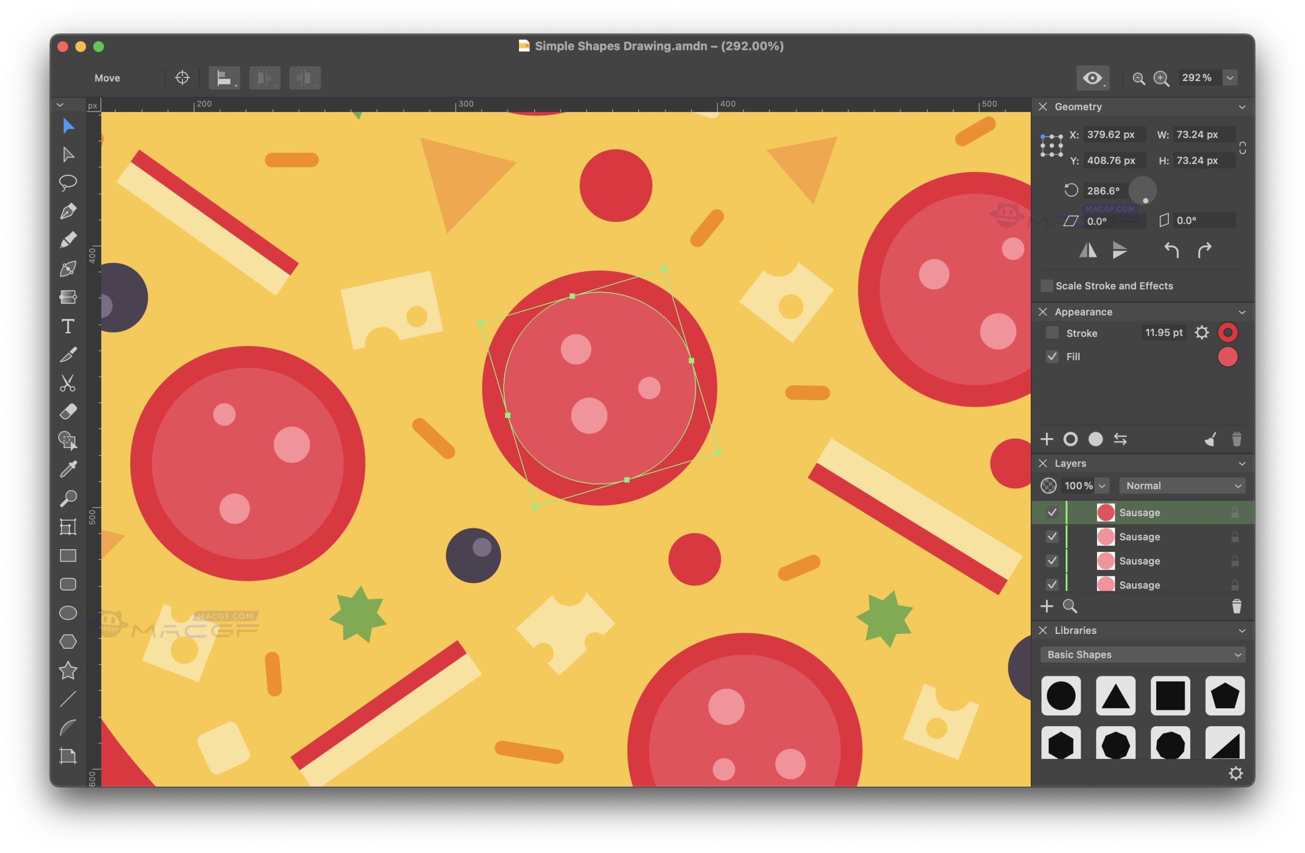 图片[1] - 「🎨🖌️超级酷炫的轻量级矢量绘图和插图应用」Amadine v1.5.4 激活版 - macGF