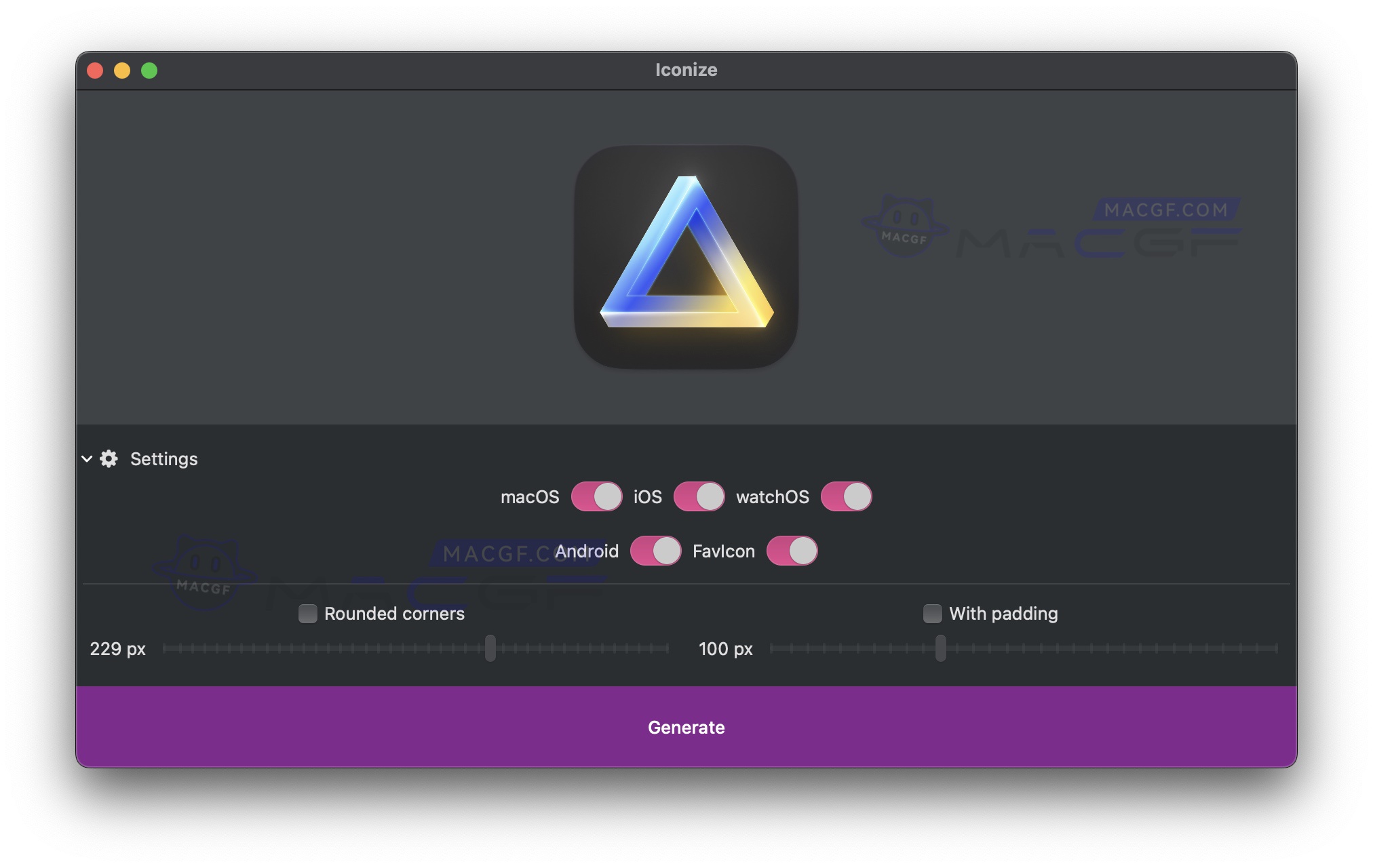图片[3] - 「icon图标制作导出多设备标准图标工具」Iconize v1.2 激活版 - macGF