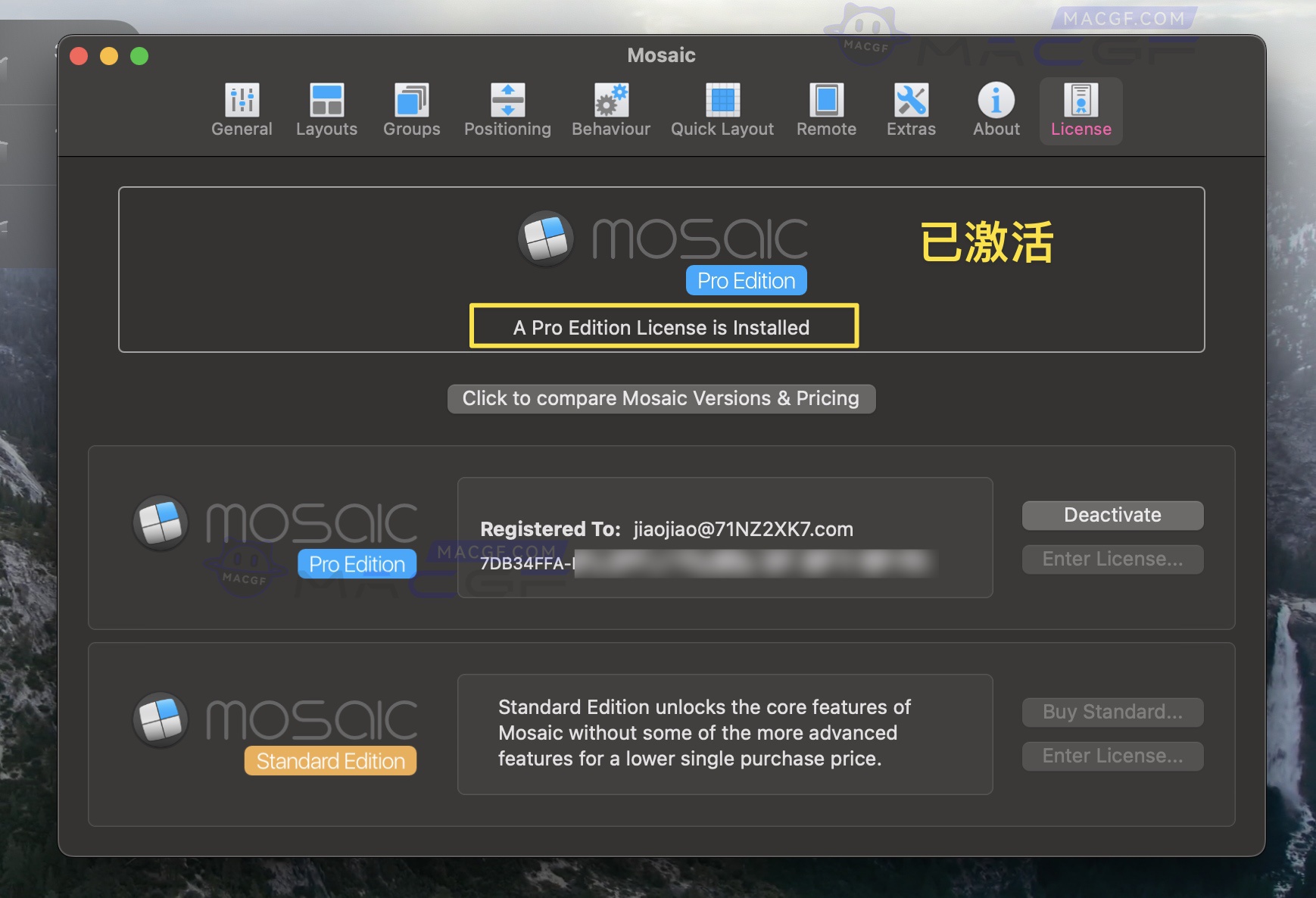 图片[7] - 「系统菜单栏快捷窗口布局管理工具」Mosaic v1.4 激活版 - macGF