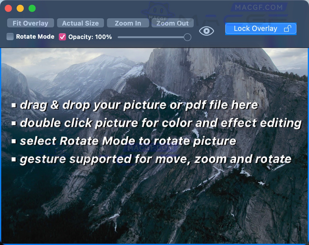 图片[2] - 「图像以及文档透明框架显示」Overlay v4.28 激活版 - macGF