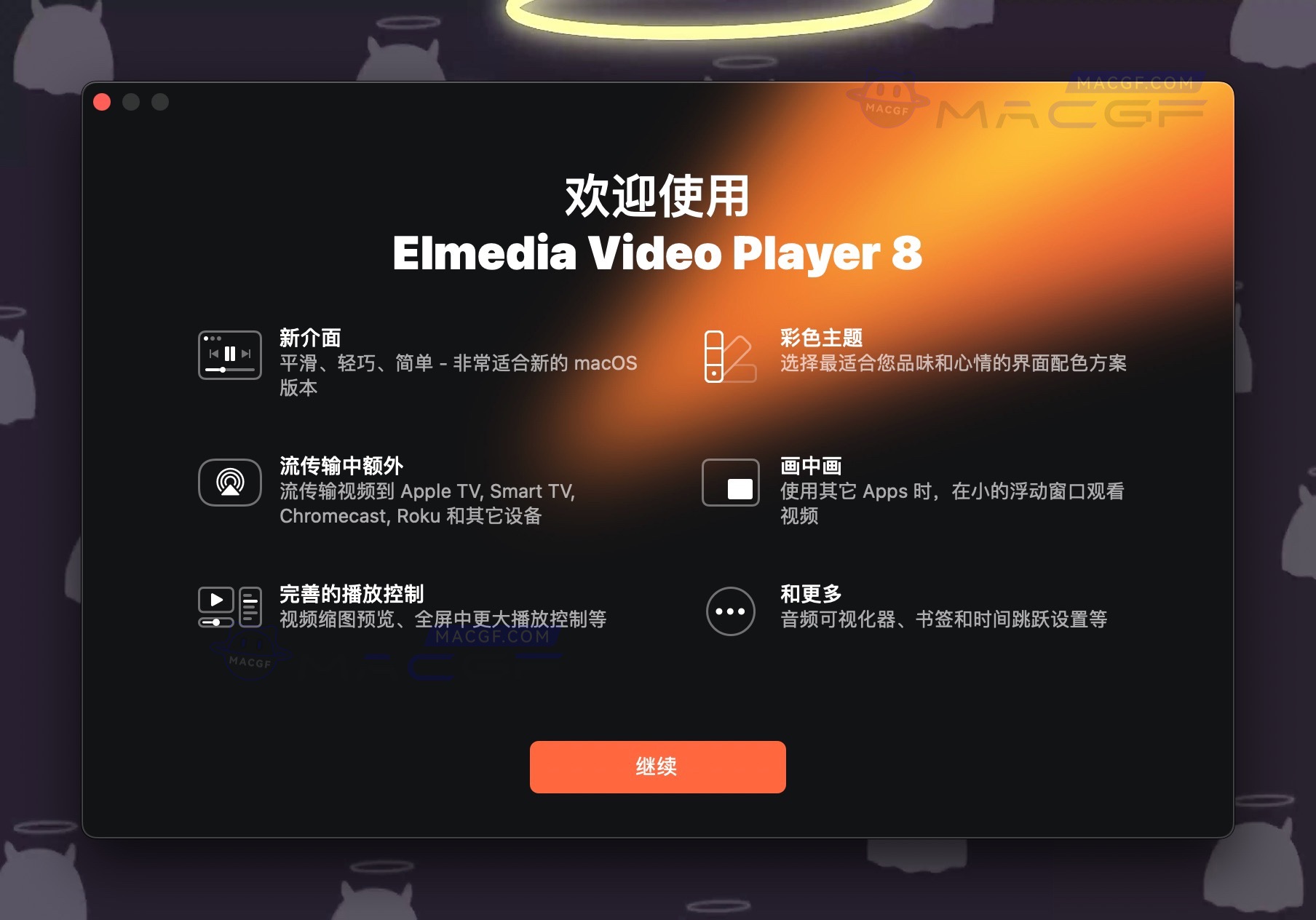 图片[1] - 「🔥🎥多格式万能视频播放器」Elmedia Video Player Pro v8.17 中文激活版 - macGF