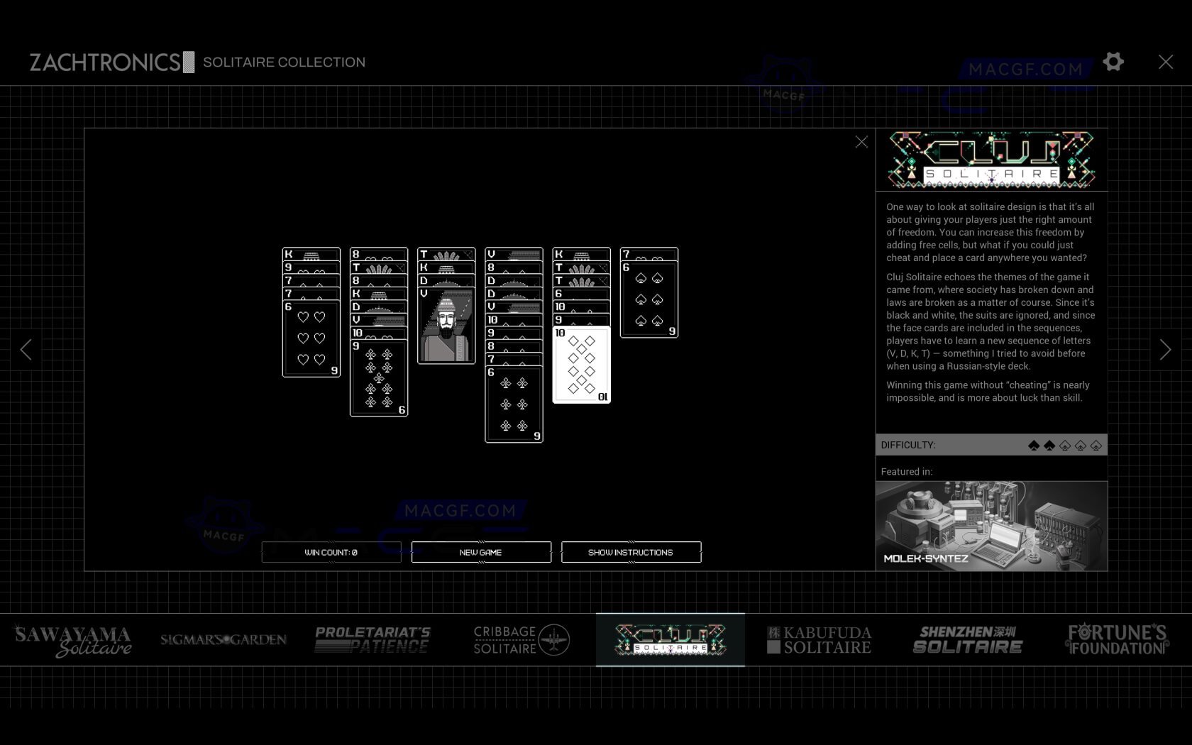 图片[9] - 「接龙合集」The Zachtronics Solitaire Collection vMarch 2023 update 英文原生版 - macGF