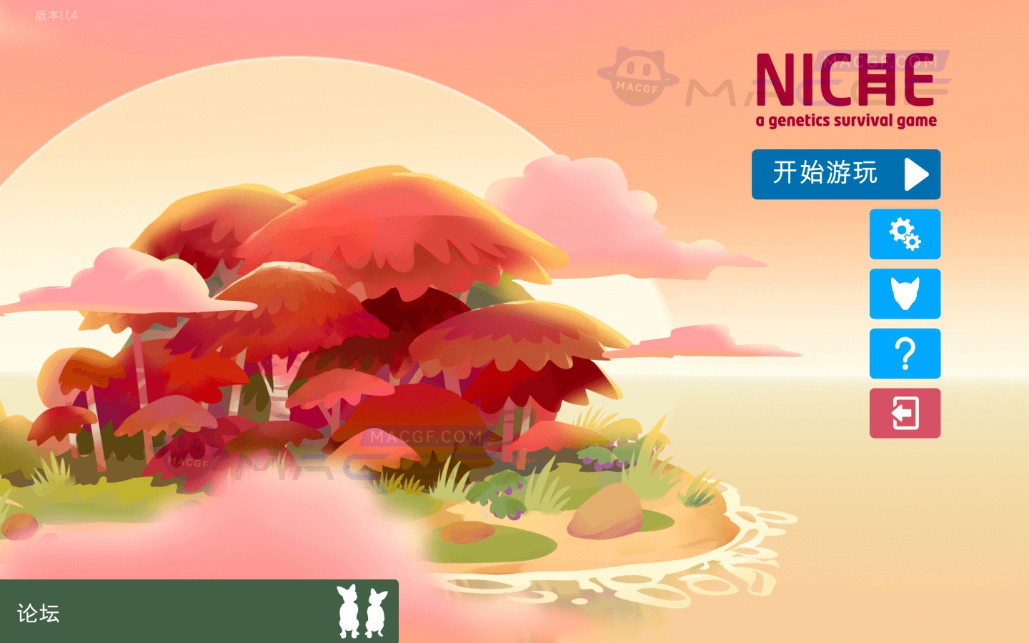 图片[1] - 「生态位：遗传学生存游戏」Niche – a genetics survival game v1.2.10 中文原生版 - macGF