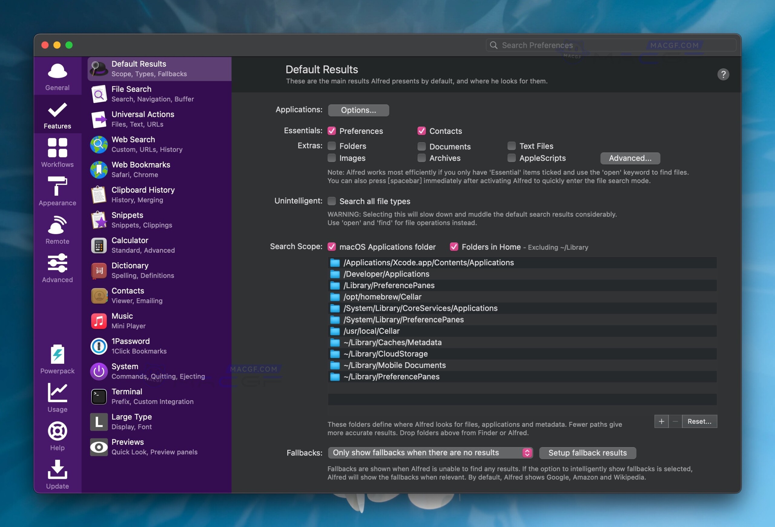 图片[2] - 「苹果应用快速启动器」Alfred 5 v5.1.4 (2192) 中文免激活版 - macGF
